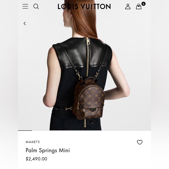 ❌ SOLD ❌Louis Vuitton Palm Springs Mini Monogram - Picture 7 of 7